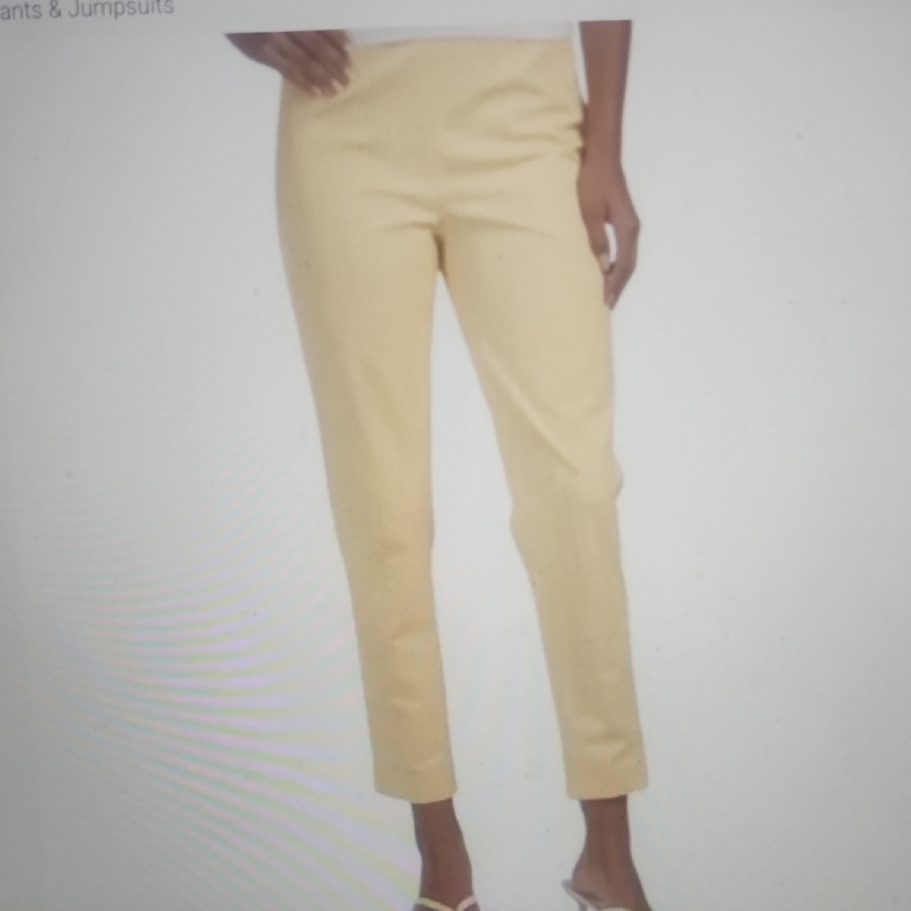 PEARL BY LELA ROSE Butter Strech Cotton Susie Pants Size 2